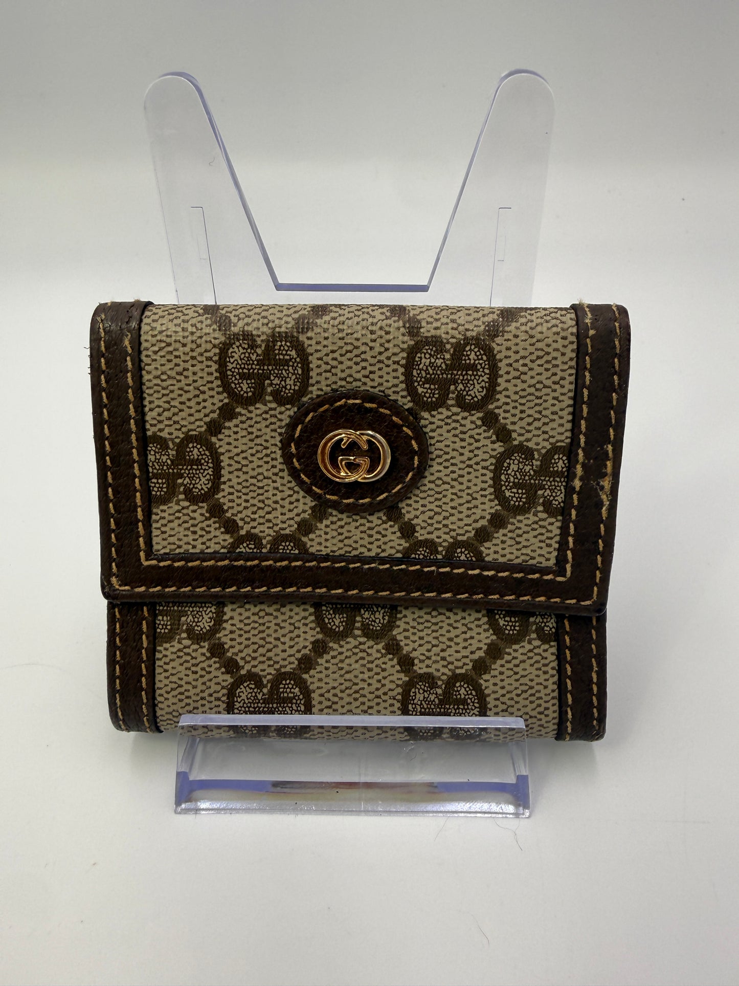 Gucci Guccissima Supreme Coated Canvas Coin Holder