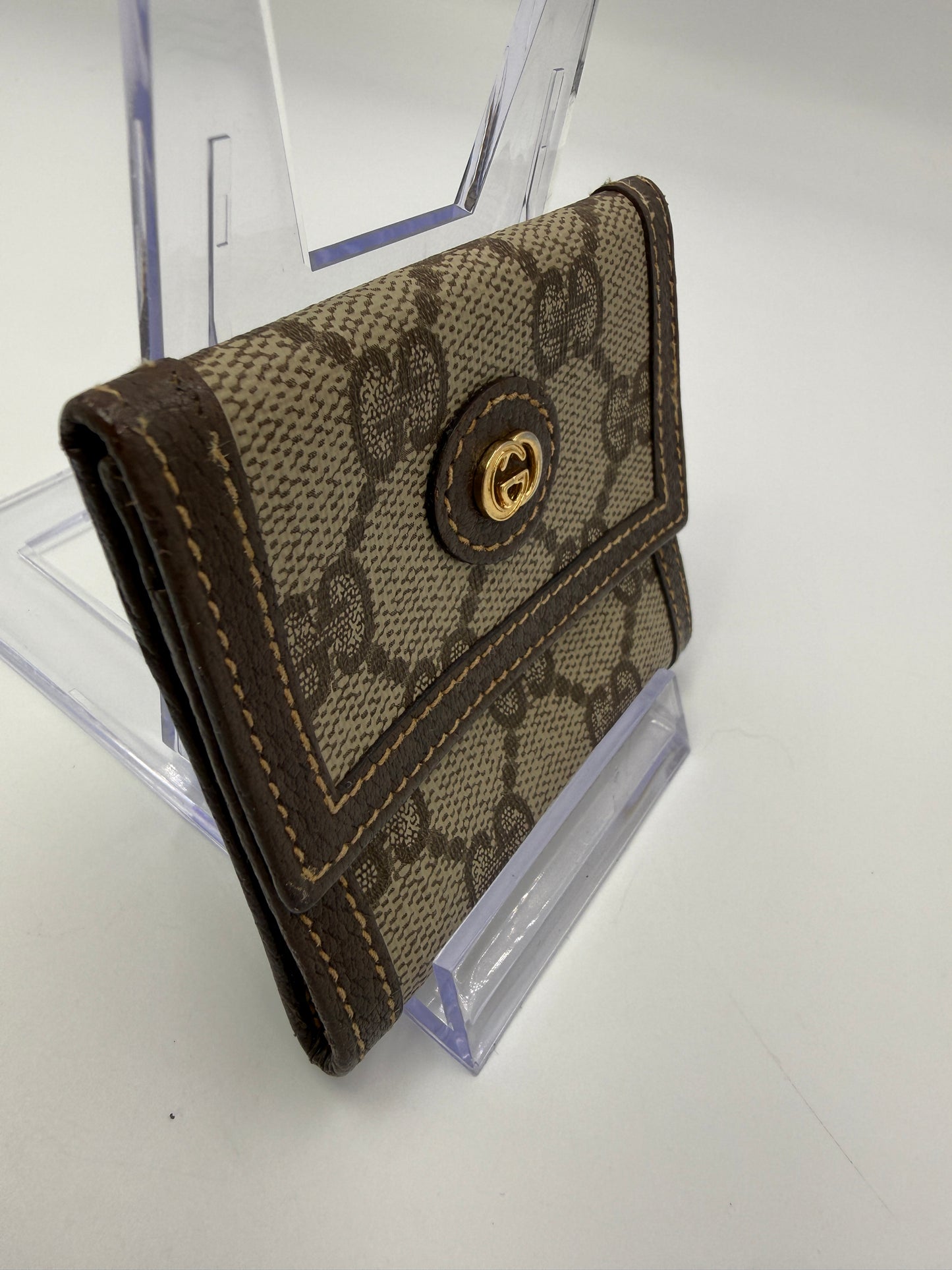 Gucci Guccissima Supreme Coated Canvas Coin Holder