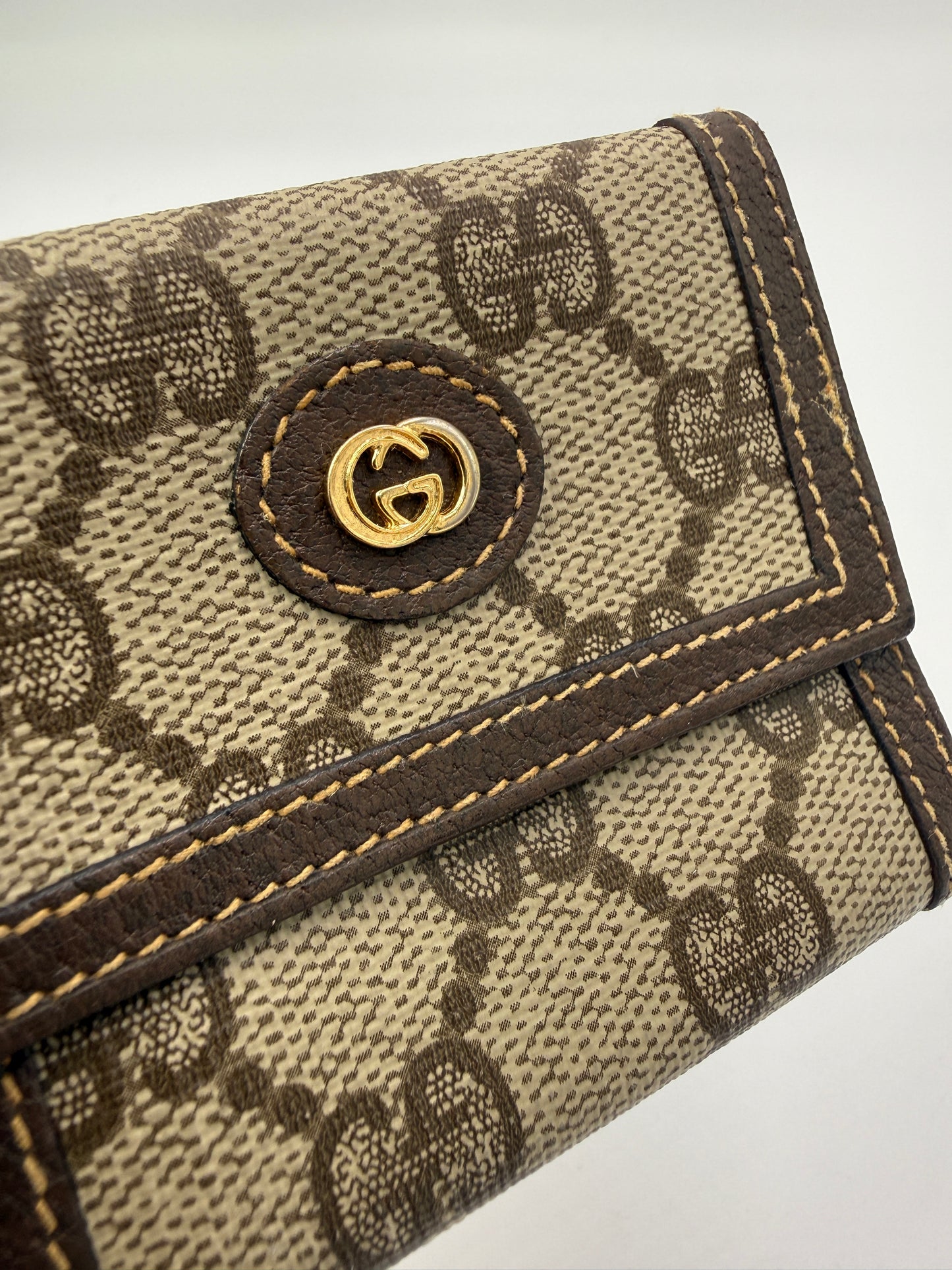 Gucci Guccissima Supreme Coated Canvas Coin Holder