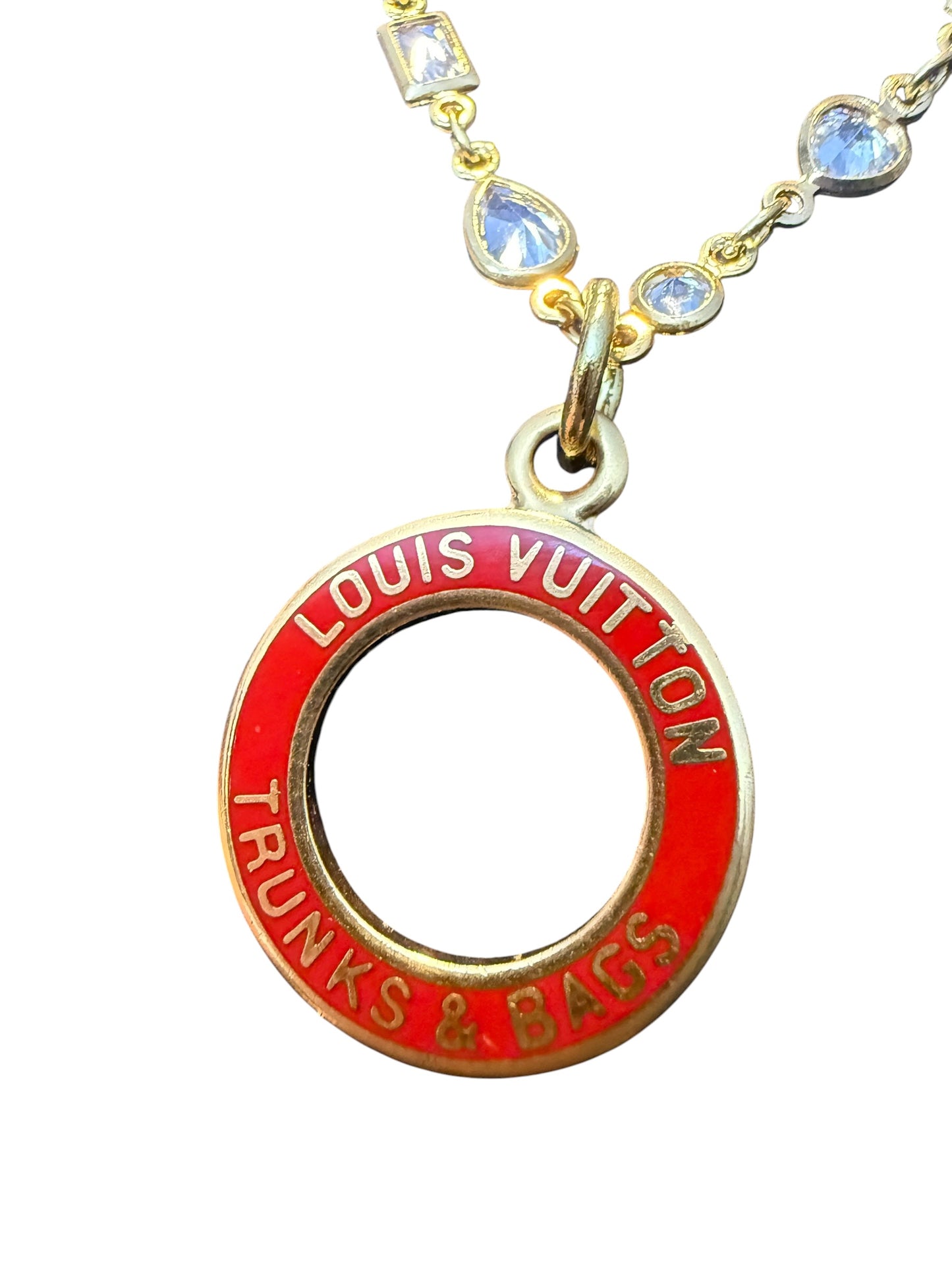 Louis Vuitton Repurposed Trunks and Bags Necklace