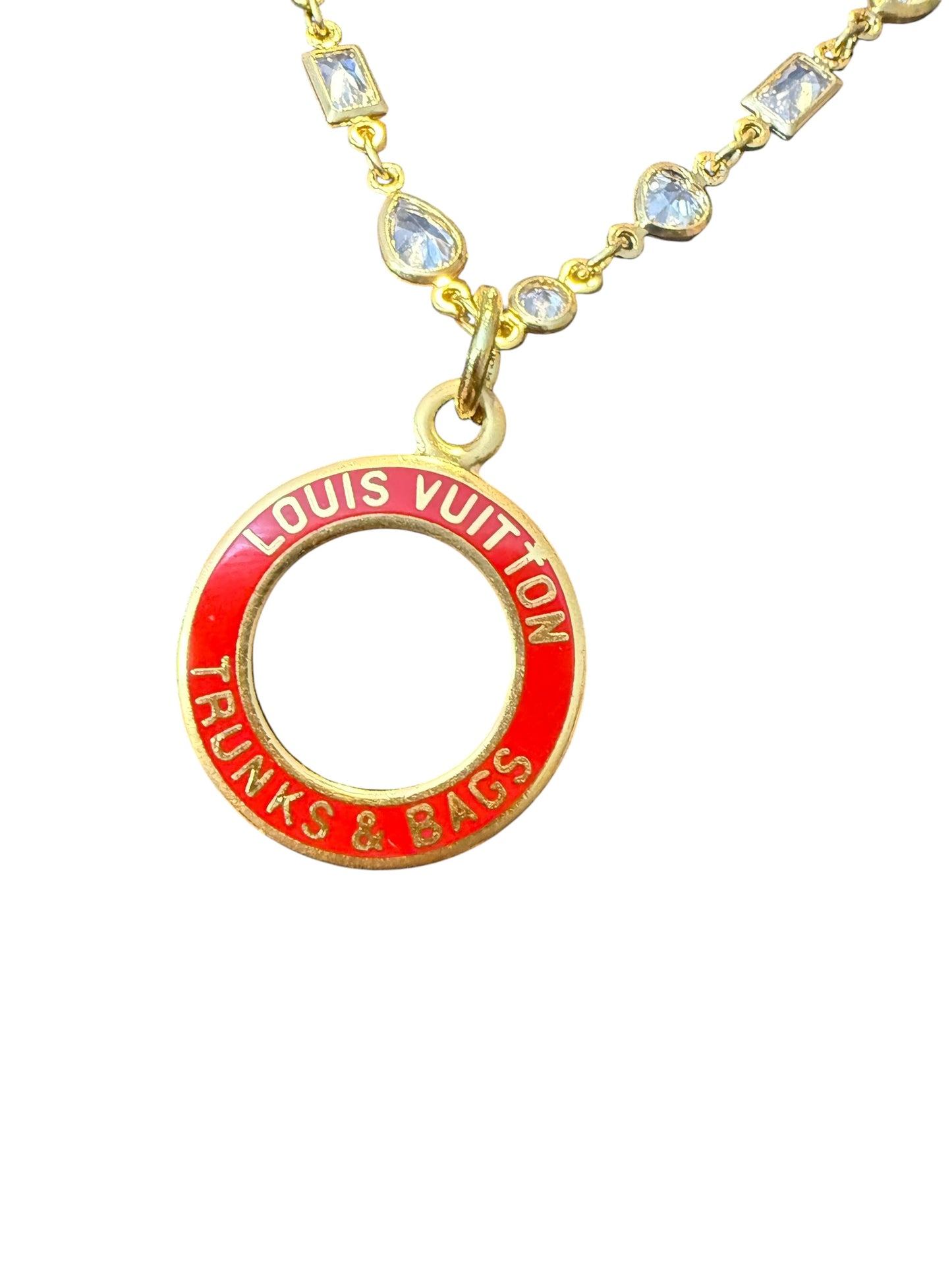 Louis Vuitton Repurposed Trunks and Bags Necklace