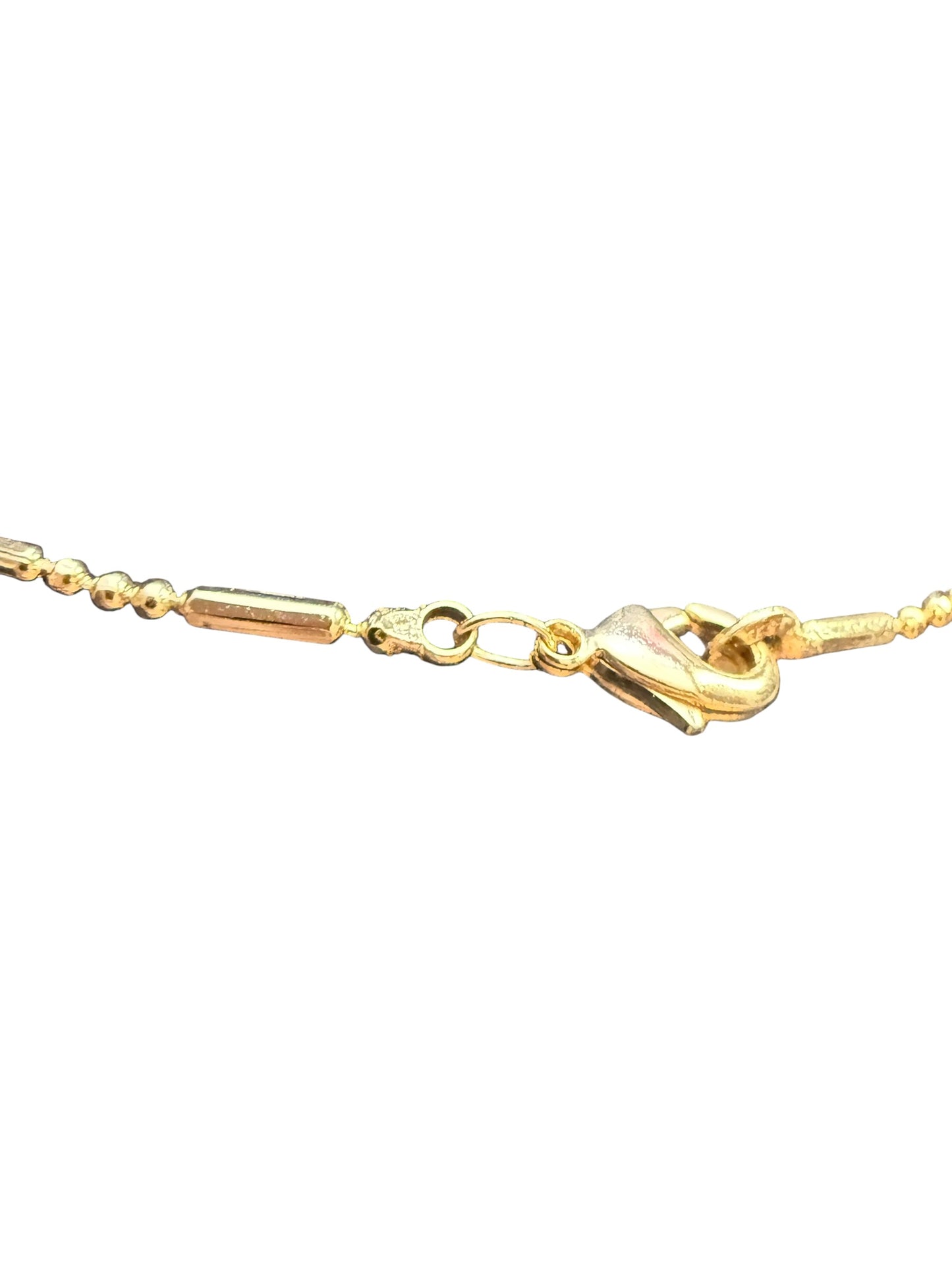 Repurposed Chanel Clover Medallion Necklace