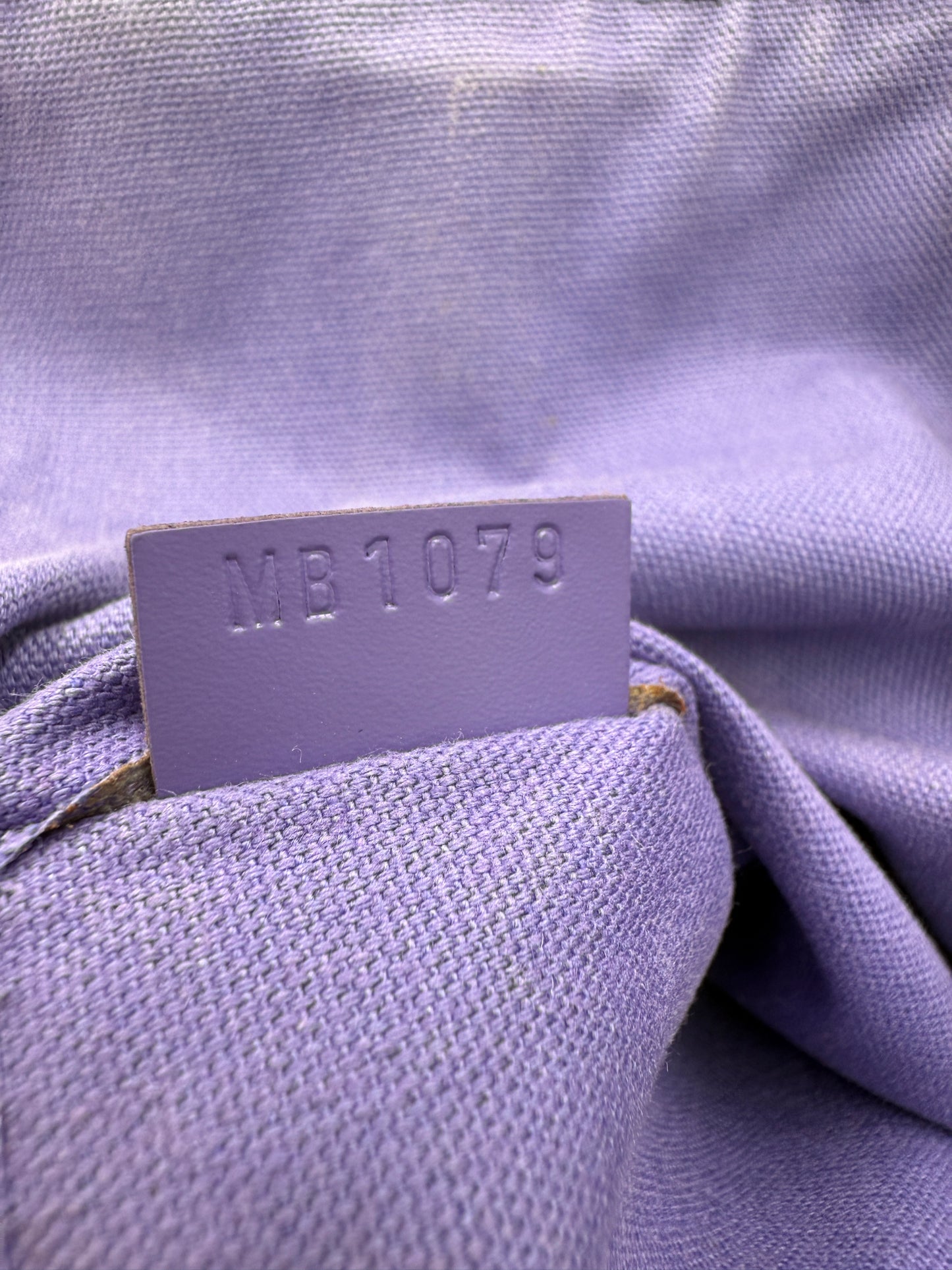Louis Vuitton Purple Canvas Cabas Ipanema GM MB1079