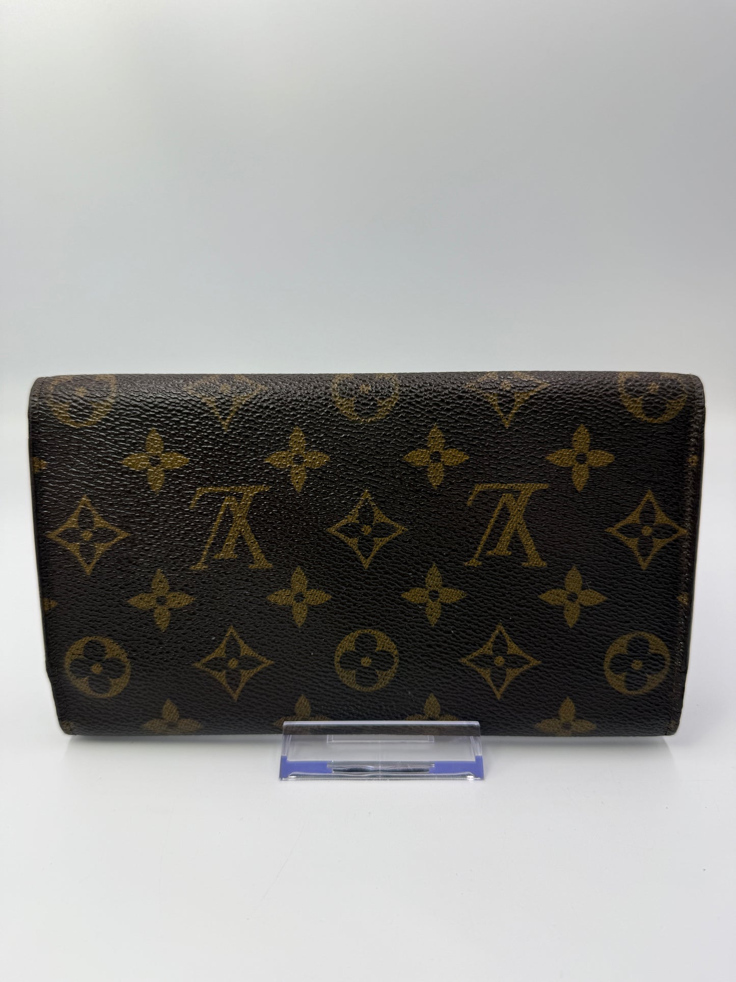 Louis Vuitton Monogram Long Continental Wallet with Unbranded Chain MI9005