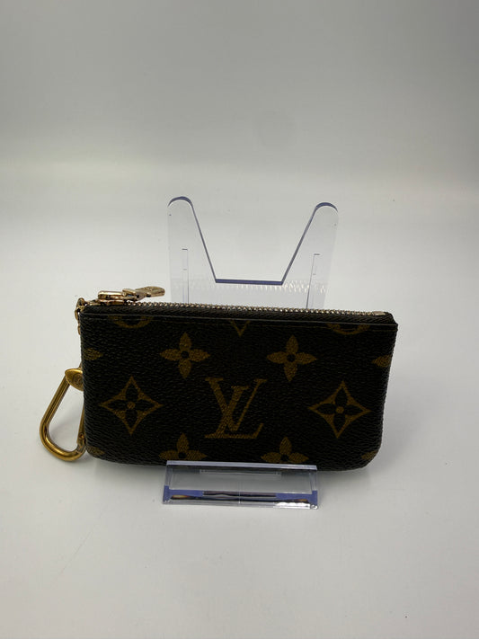 Louis Vuitton Monogram Coated Canvas Key Cles 882ET