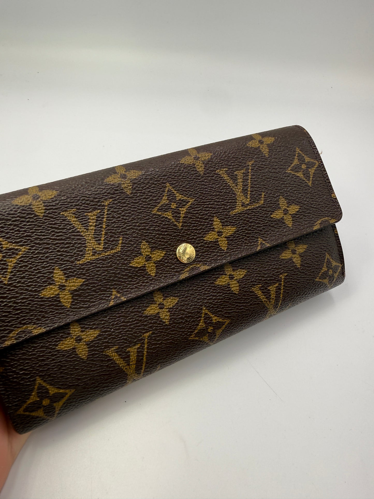 Louis Vuitton Monogram Sarah Wallet with Unbranded Chain MI0096