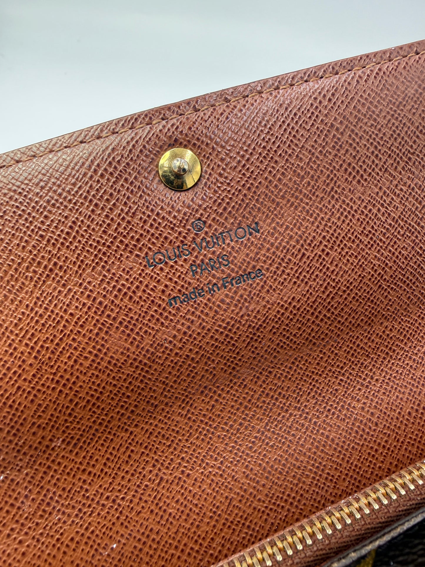 Louis Vuitton Monogram Sarah Wallet with Unbranded Chain MI0096