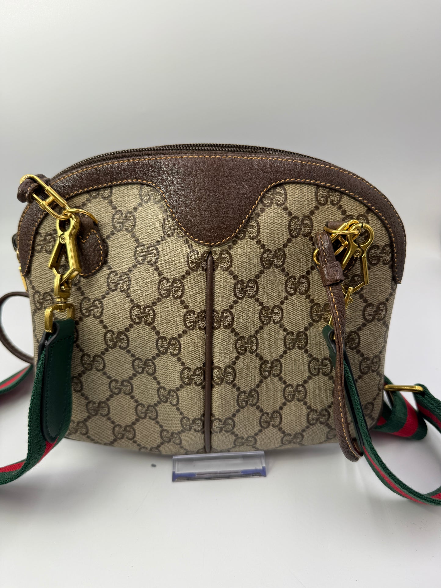 Gucci Supreme Coated Canvas Sherry Line Vintage Crossbody