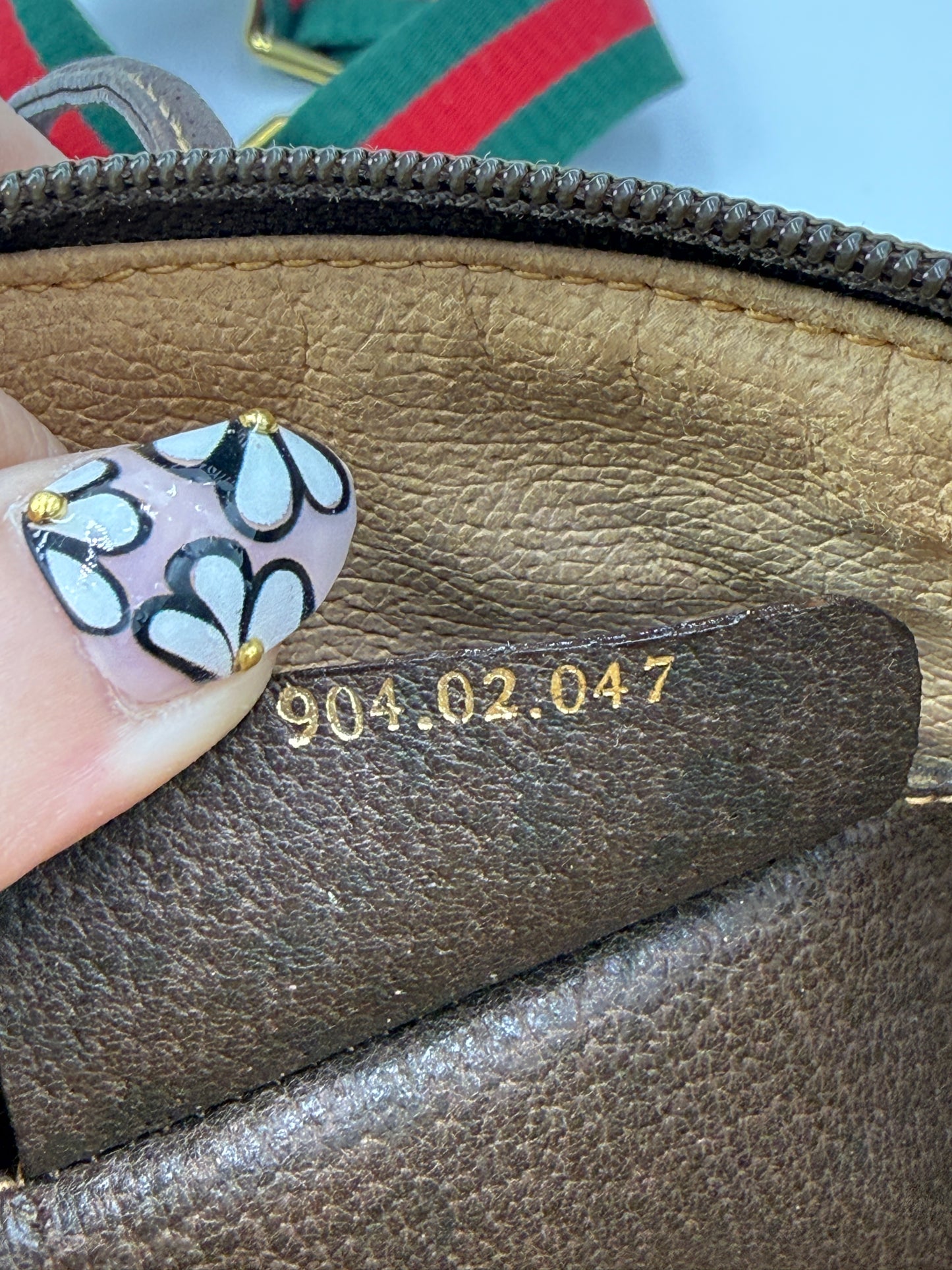 Gucci Supreme Coated Canvas Sherry Line Vintage Crossbody