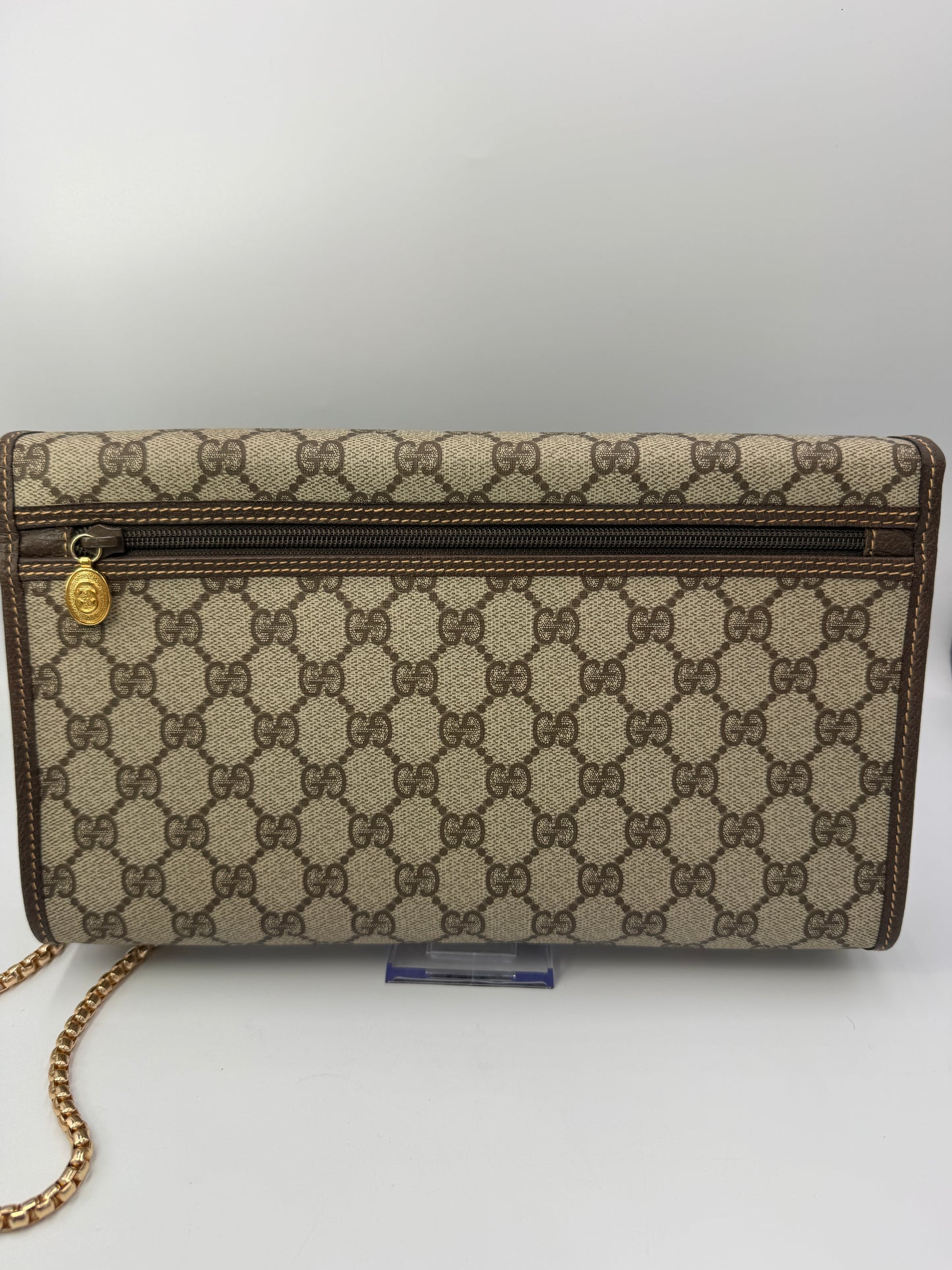 Gucci Vintage GG Supreme Shoulder Bag and Clutch