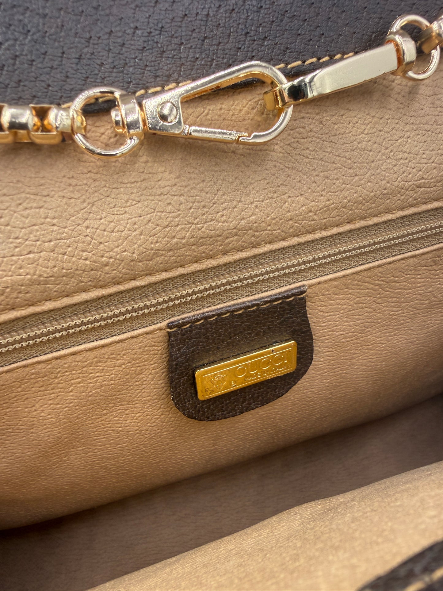 Gucci Vintage GG Supreme Shoulder Bag and Clutch