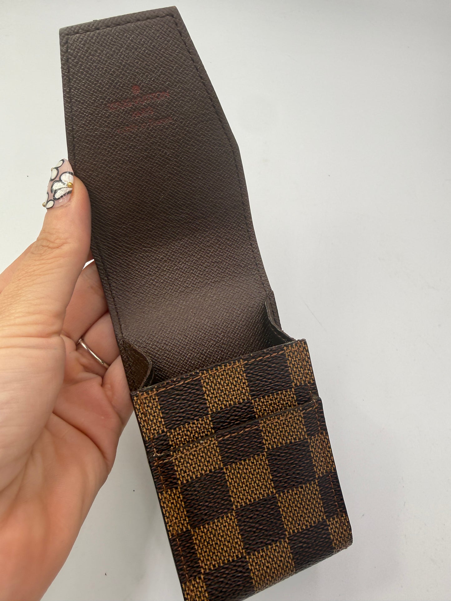 Louis Vuitton Damier Ebene Coated Canvas Cigarette Holder CT0053