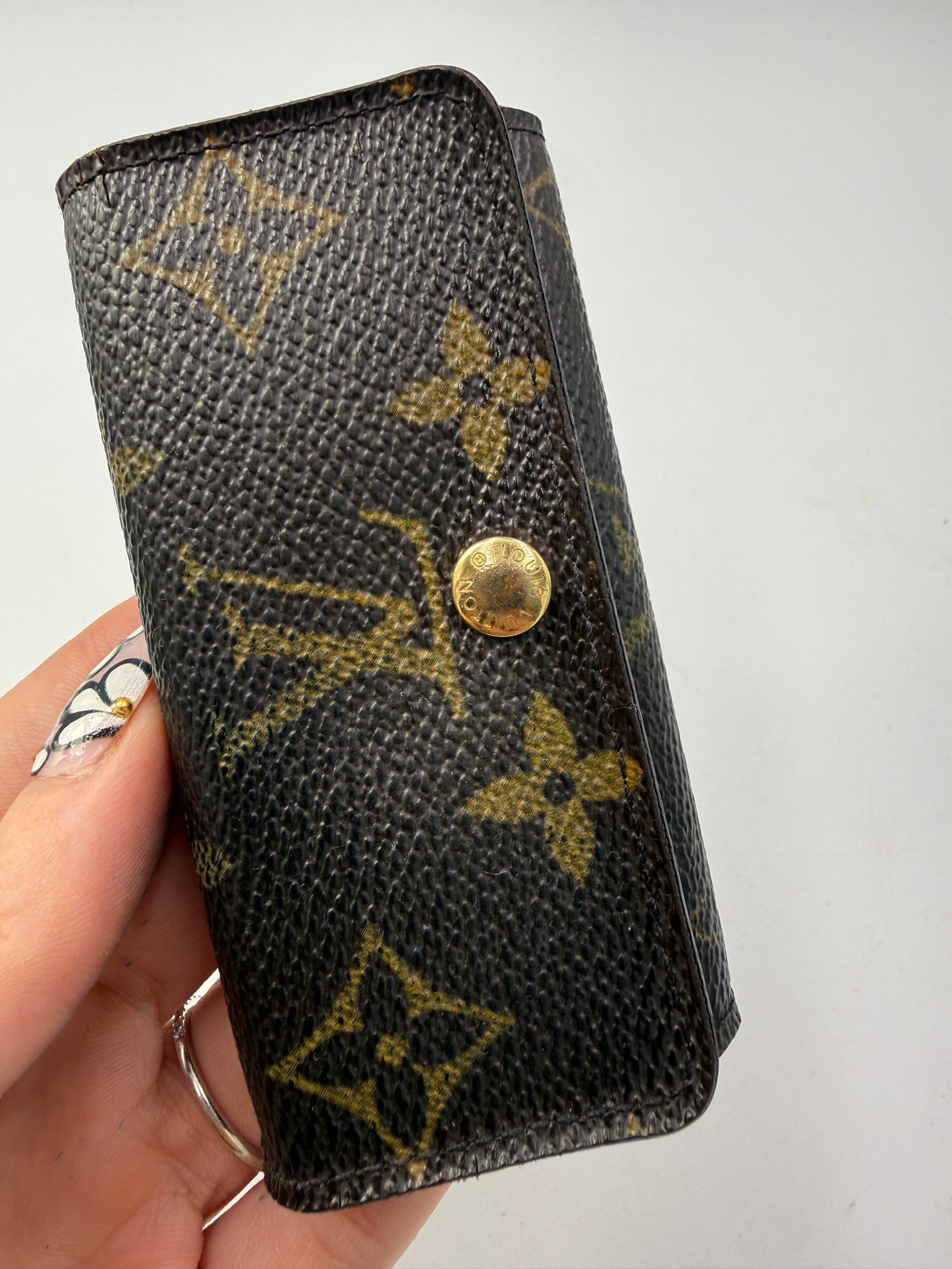 Louis Vuitton Monogram Coated Canvas 4 Key Holder FL0054