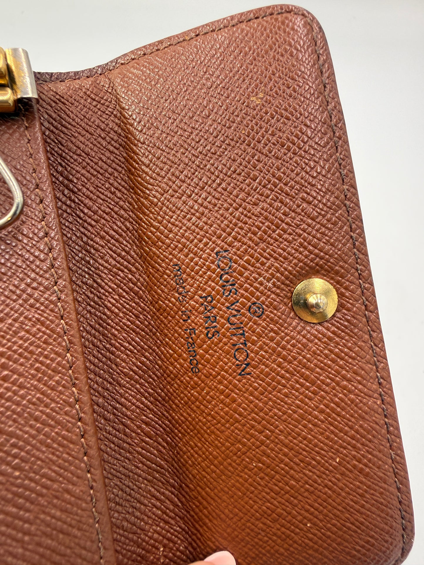 Louis Vuitton Monogram Coated Canvas 4 Key Holder FL0054