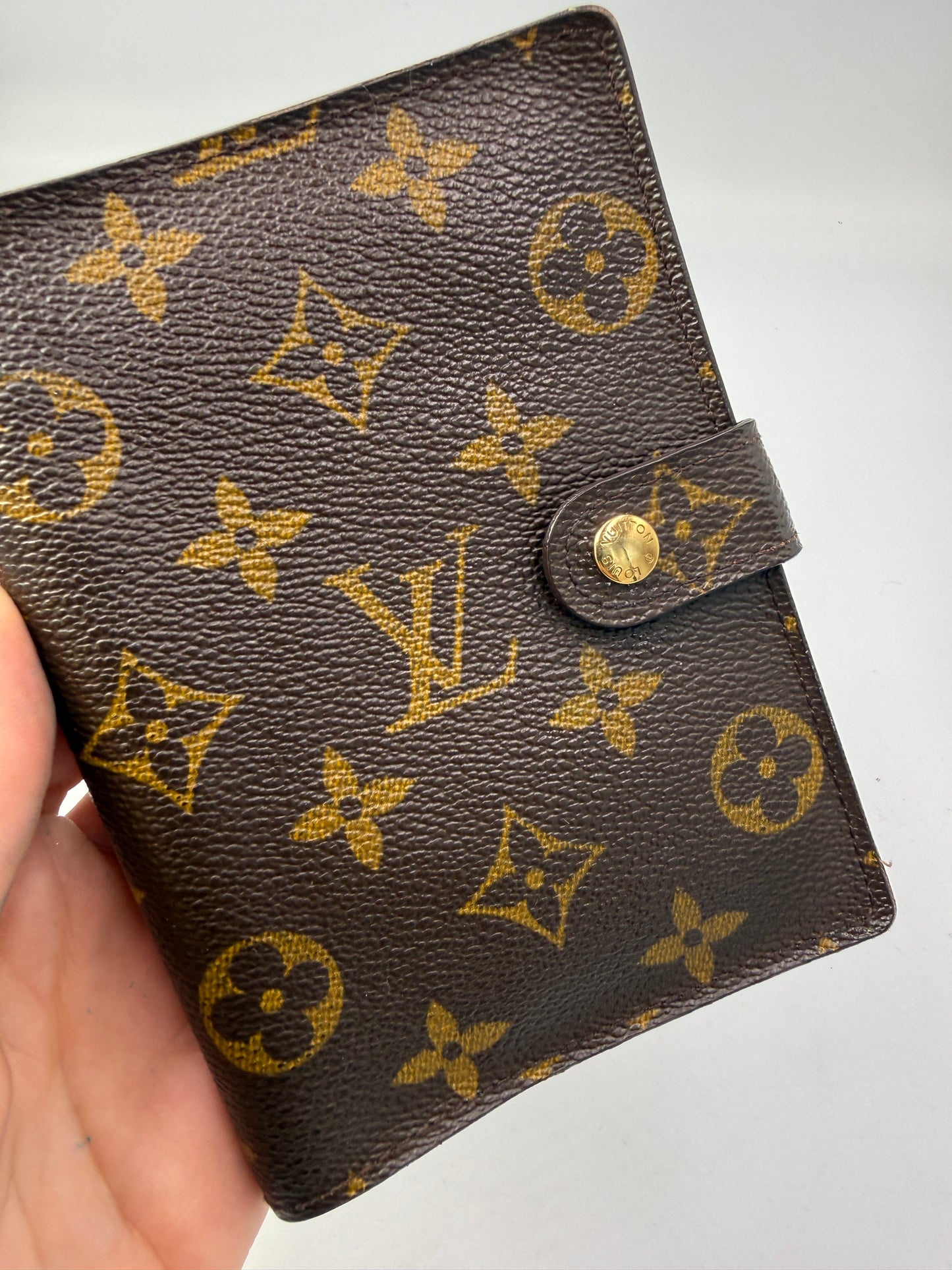 Louis Vuitton Monogram Coated Canvas Agenda PM SD0012