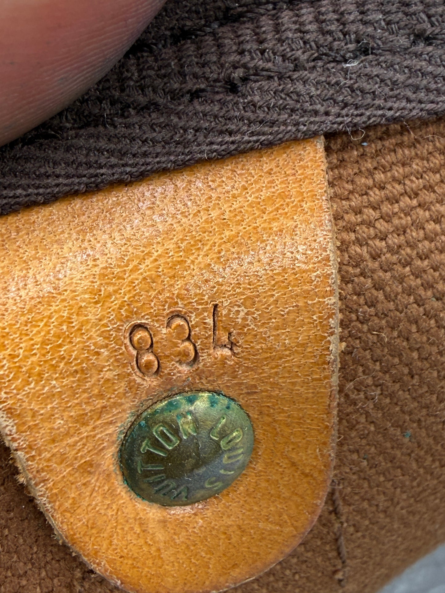 Louis Vuitton Monogram Coated Canvas Keepall 45 cm 834