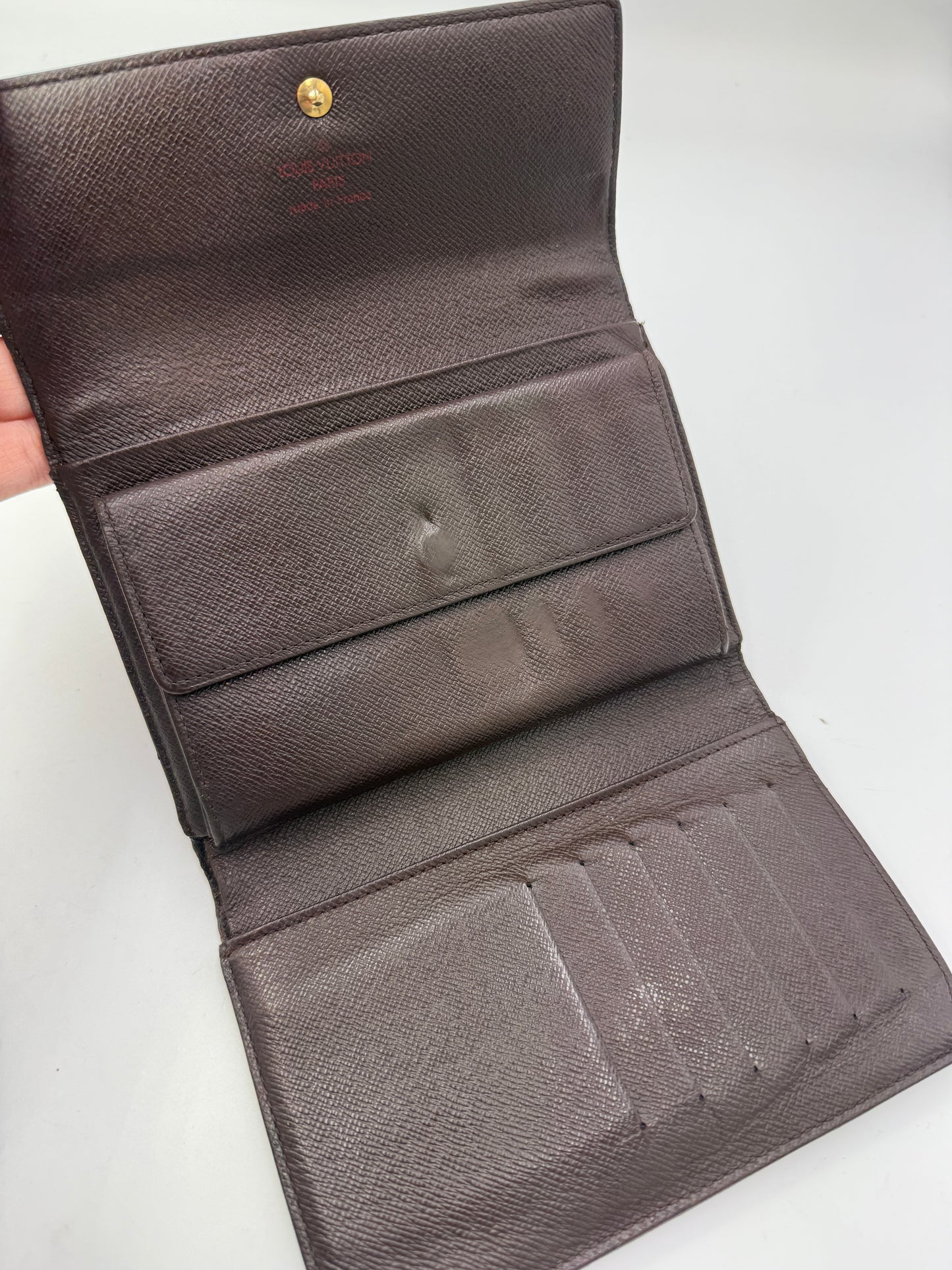 Louis Vuitton Damier Ebene Compact International Trifold Wallet SP0022