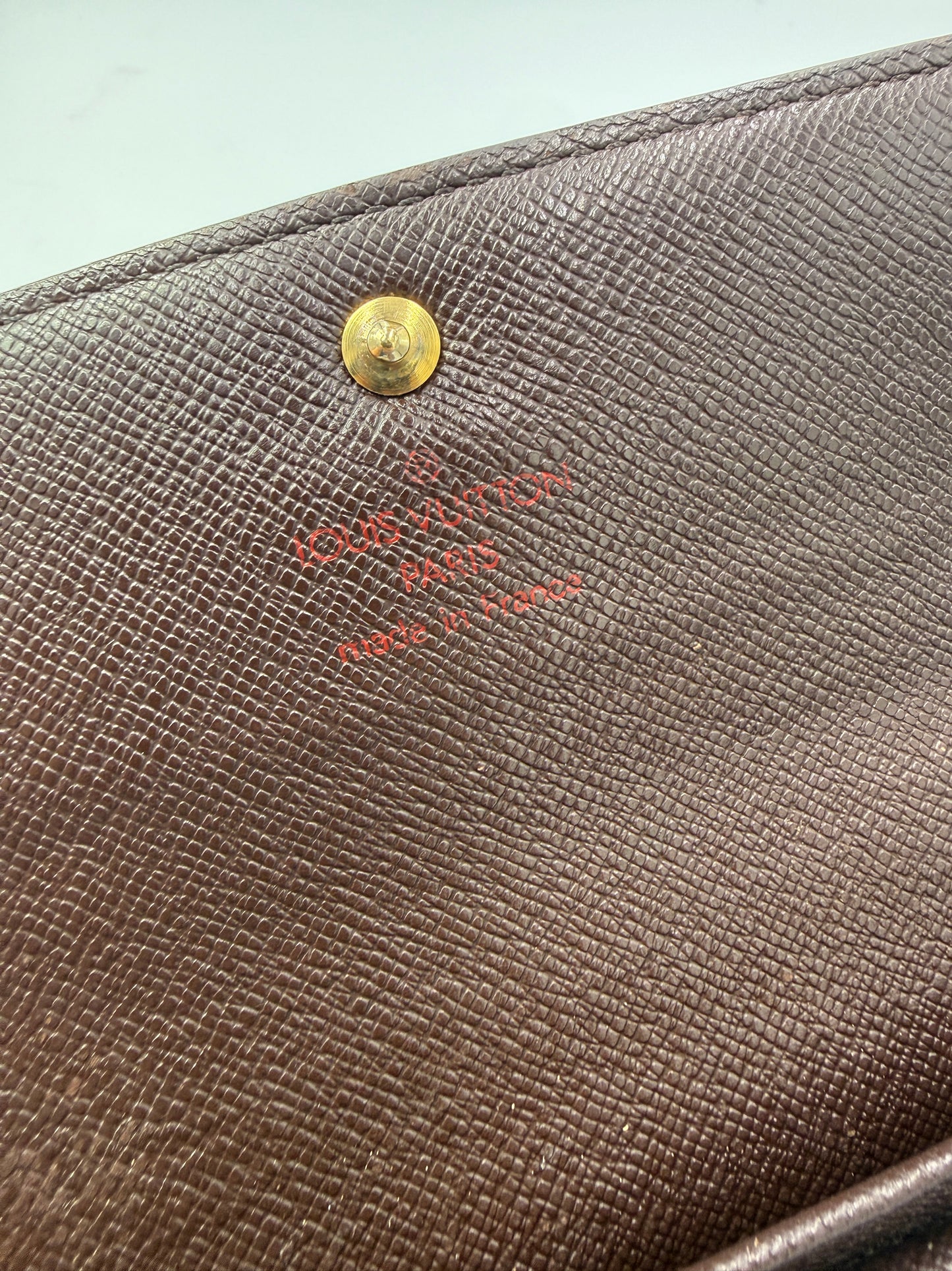 Louis Vuitton Damier Ebene Compact International Trifold Wallet SP0022