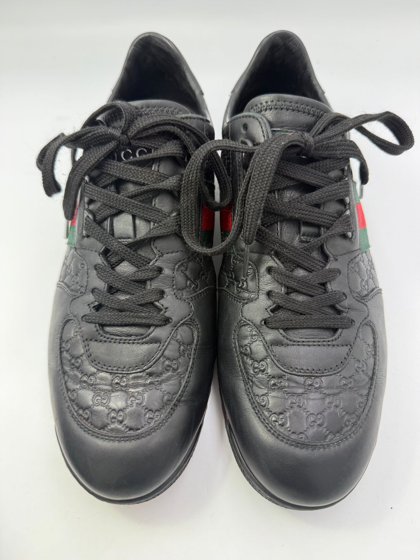 Gucci Men’s Guccissma Supreme Leather Sneakers Size 7