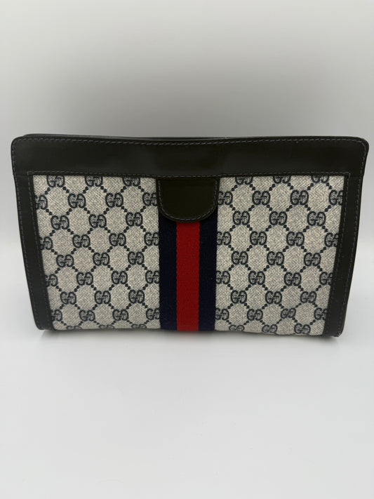 Gucci Supreme Canvas Ophidia Toiletry Pouch