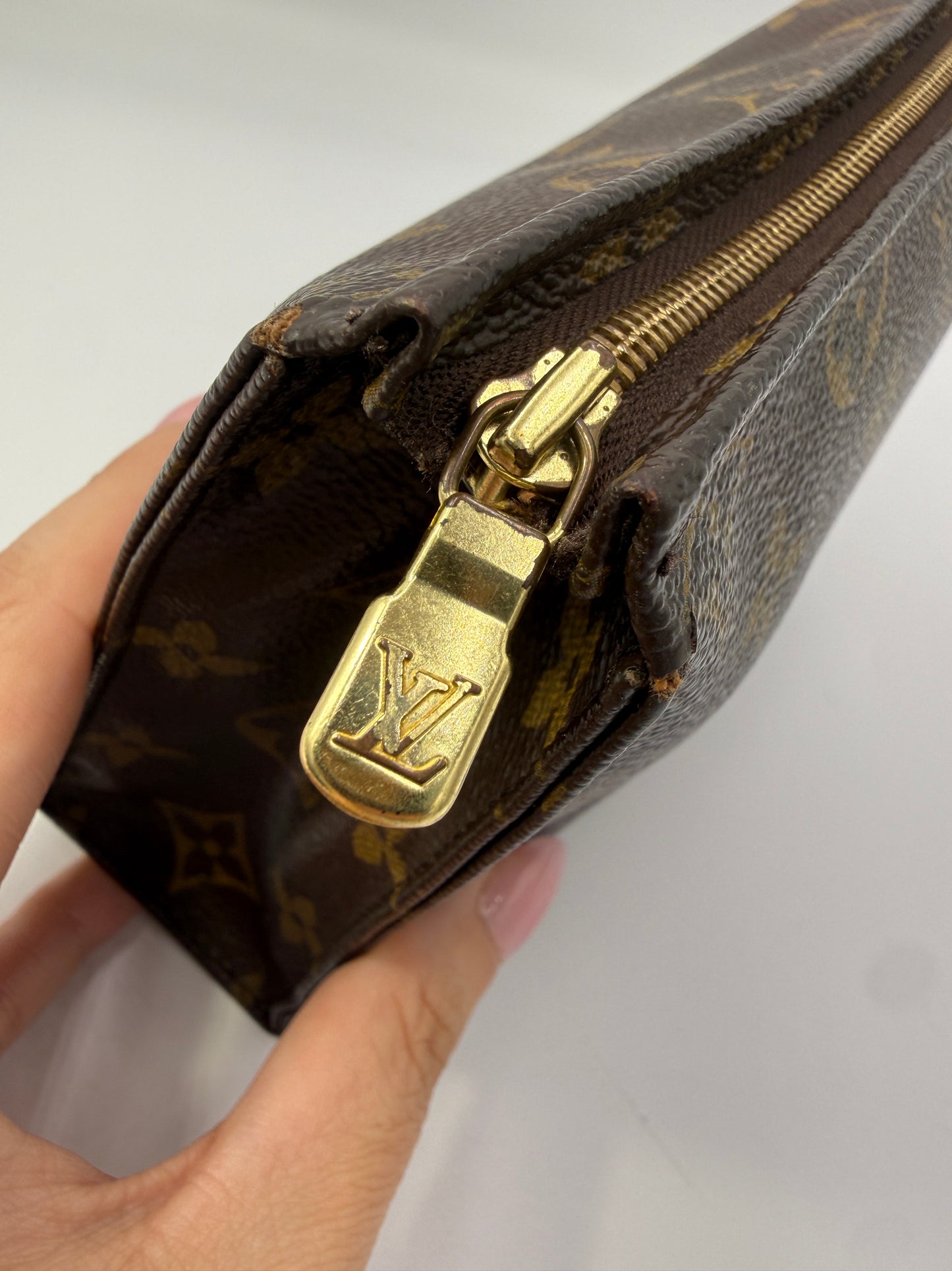Louis Vuitton Monogram Coated Canvas Square Toiletry Pouch 19
