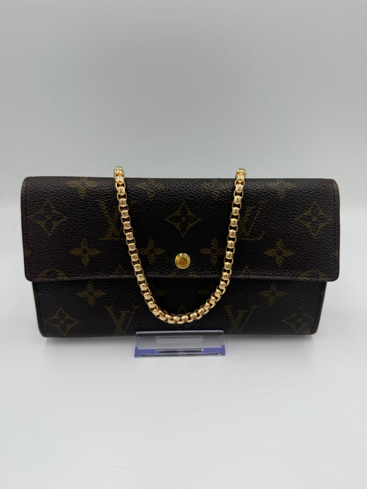 Louis Vuitton Monogram Coated Canvas Sarah Wallet CA1905