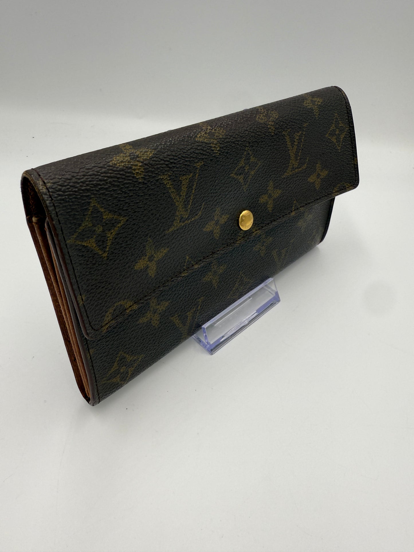 Louis Vuitton Monogram Coated Canvas Sarah Wallet CA1905