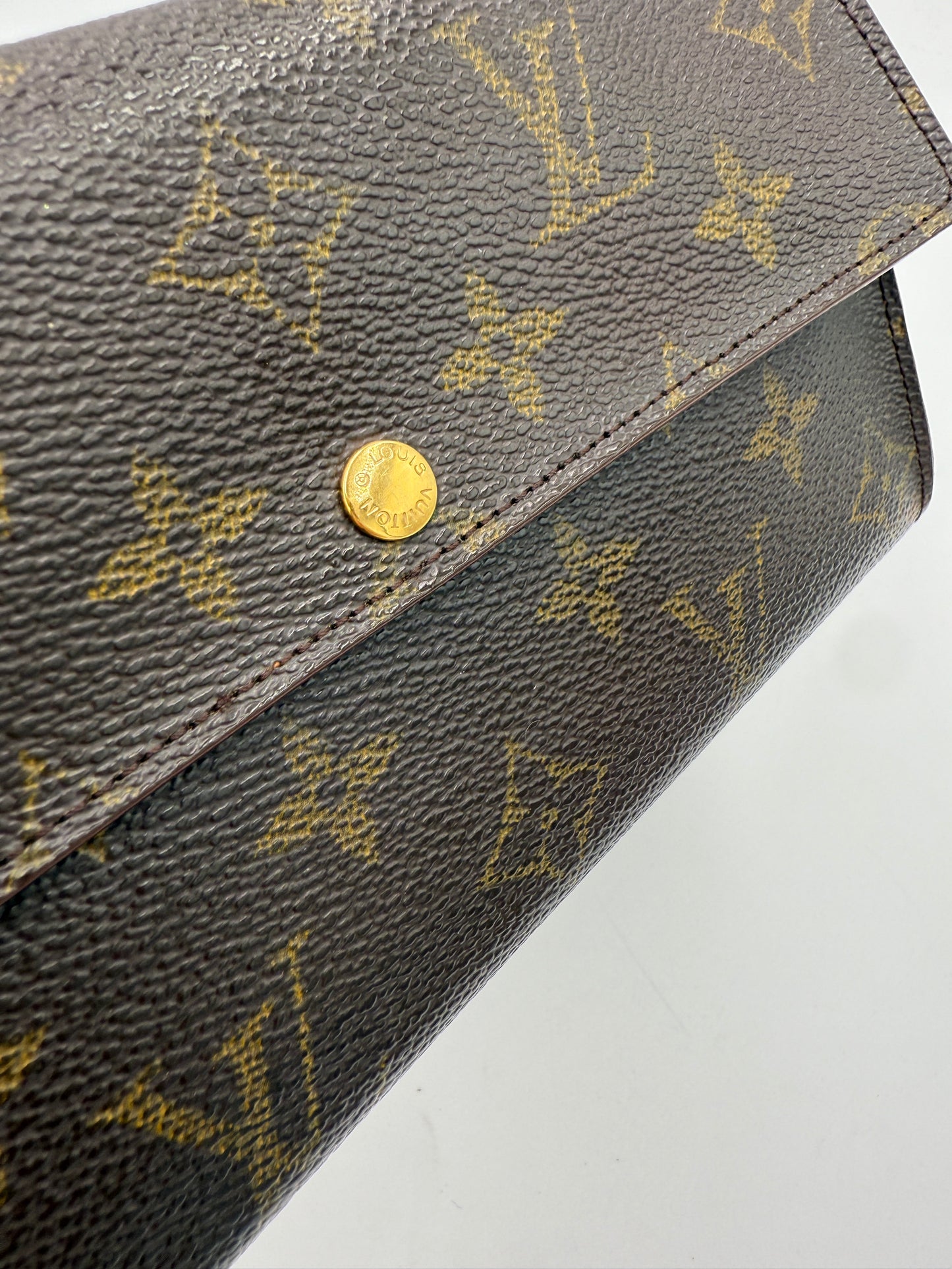 Louis Vuitton Monogram Coated Canvas Sarah Wallet CA1905