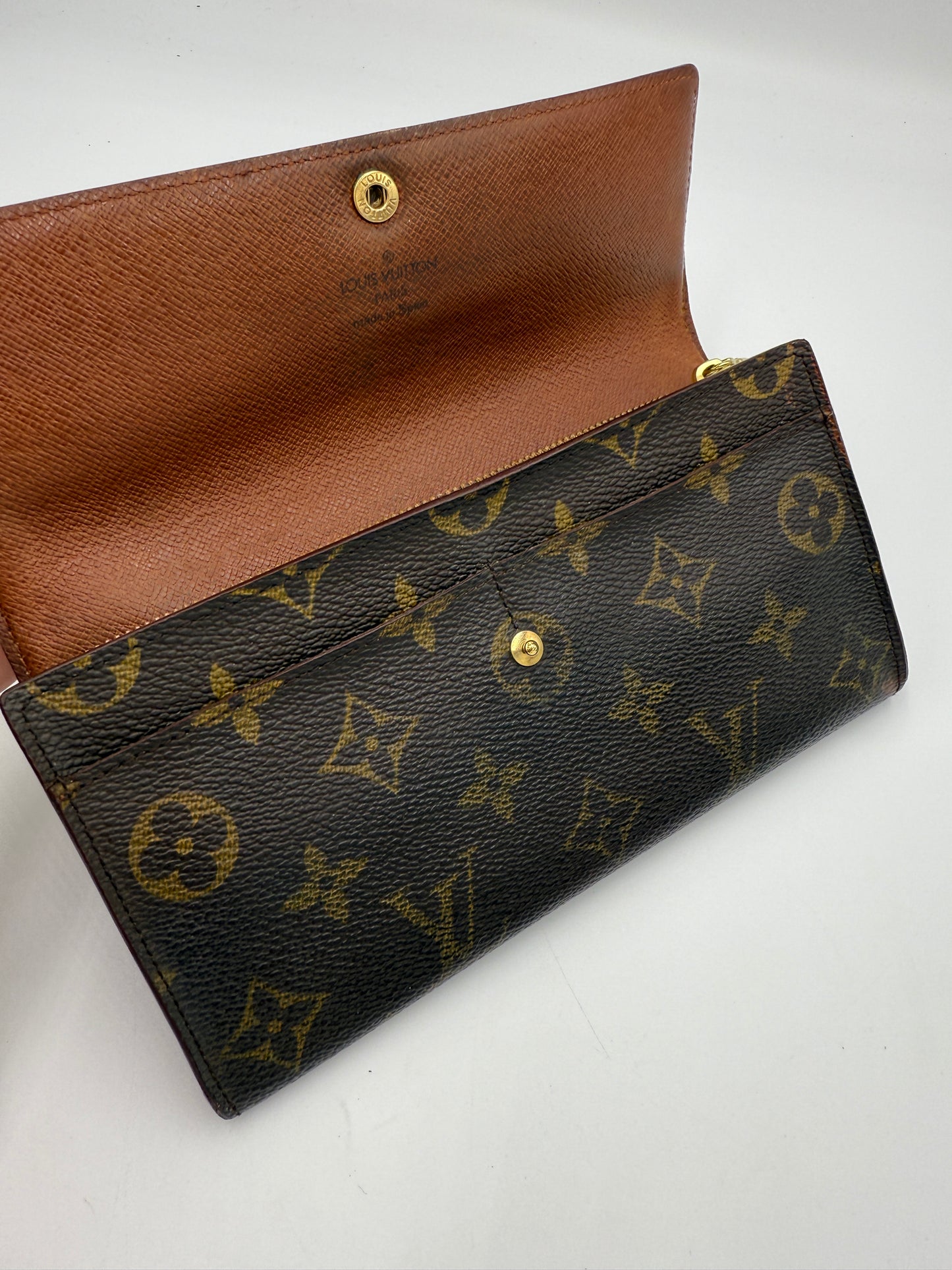 Louis Vuitton Monogram Coated Canvas Sarah Wallet CA1905