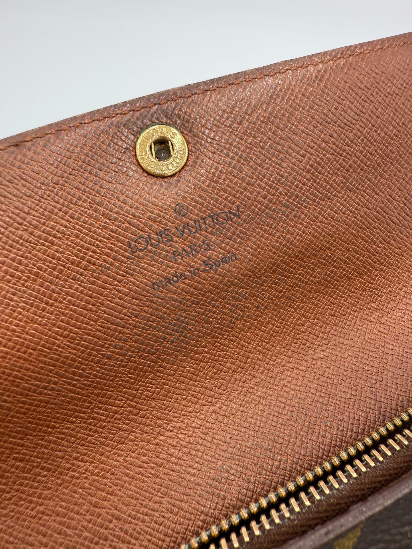 Louis Vuitton Monogram Coated Canvas Sarah Wallet CA1905