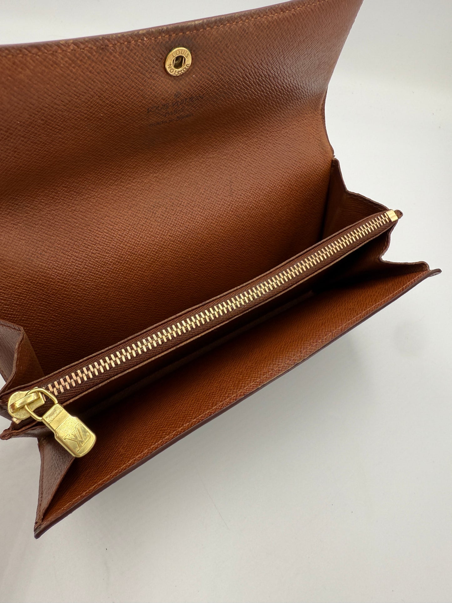 Louis Vuitton Monogram Coated Canvas Sarah Wallet CA1905
