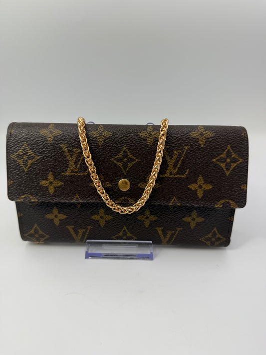 Louis Vuitton Monogram Coated Canvas Continental Long Wallet TH0975