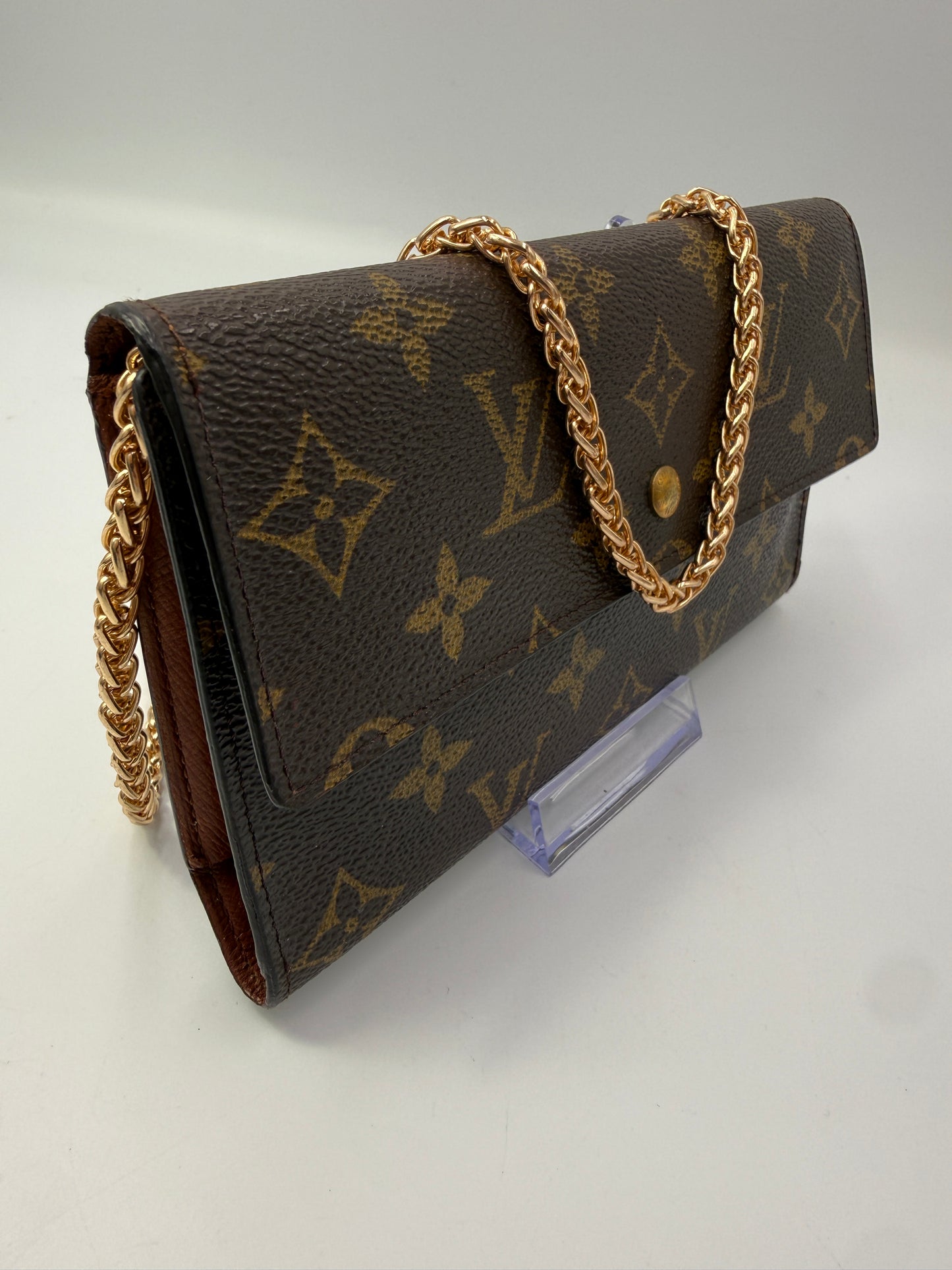 Louis Vuitton Monogram Coated Canvas Continental Long Wallet TH0975