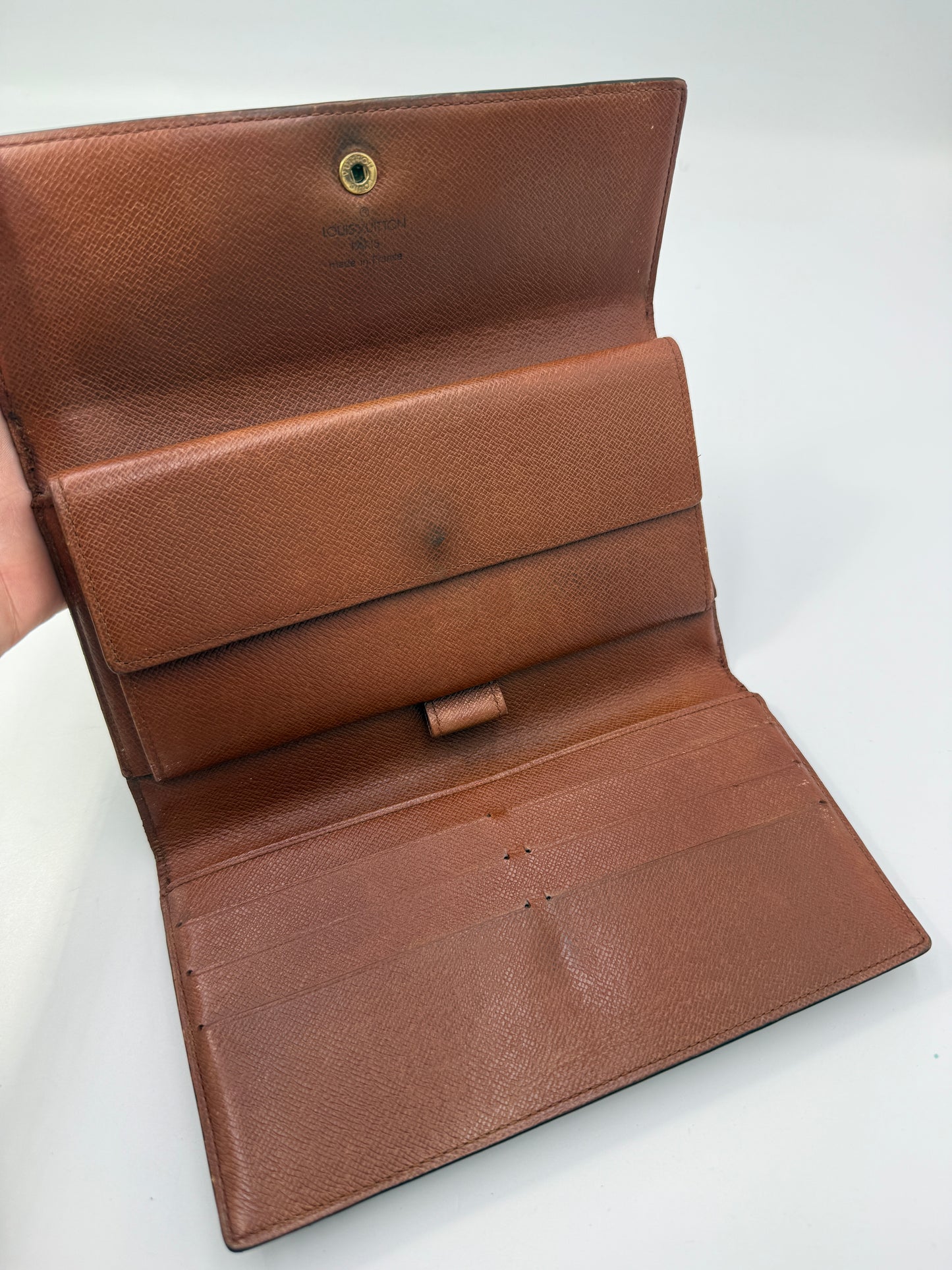 Louis Vuitton Monogram Coated Canvas Continental Long Wallet TH0975