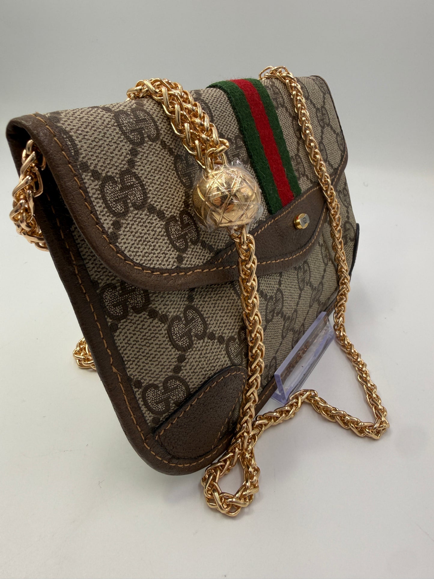 Gucci Guccissima Coated Canvas Sherryline Clutch or Pouch