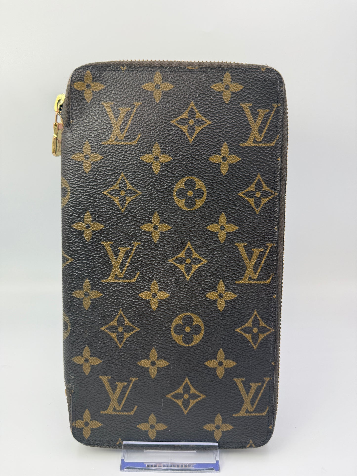 Louis Vuitton Monogram Coated Canvas Large Zippy Organizer Wallet MI0935