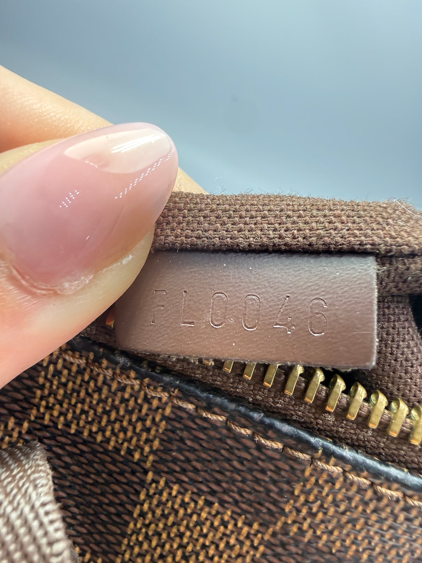 Louis Vuitton Damier Ebene Unisex Bastille PM Messenger Bag FL0046