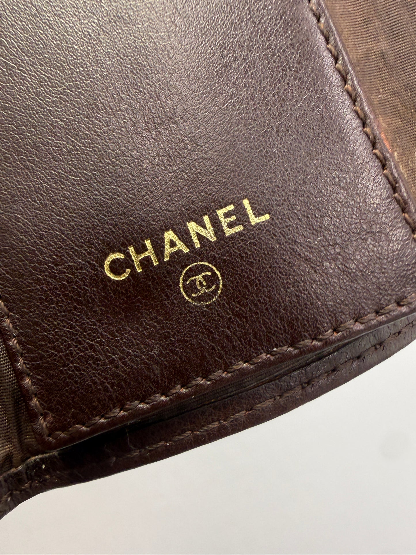 Chanel Lambskin Leather Dark Brown 6 Key Card Holder with Hologram