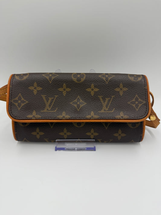 Louis Vuitton Monogram Coated Canvas Twin PM CA0041