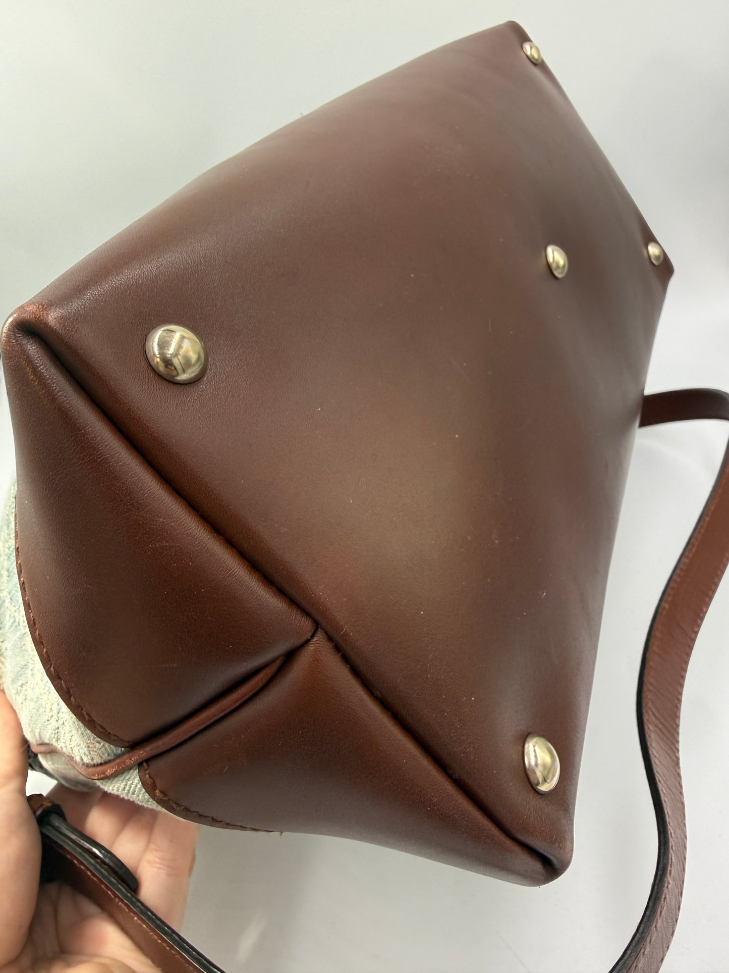 Gucci Blue Denim Japan Exclusive Tote or Crossbody with Original Strap