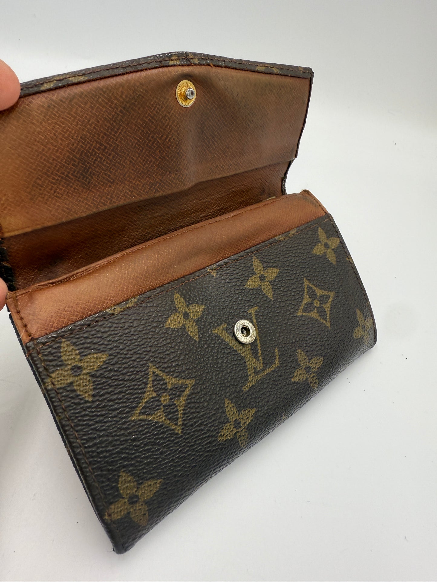 Louis Vuitton Monogram Coated Canvas Compact Wallet