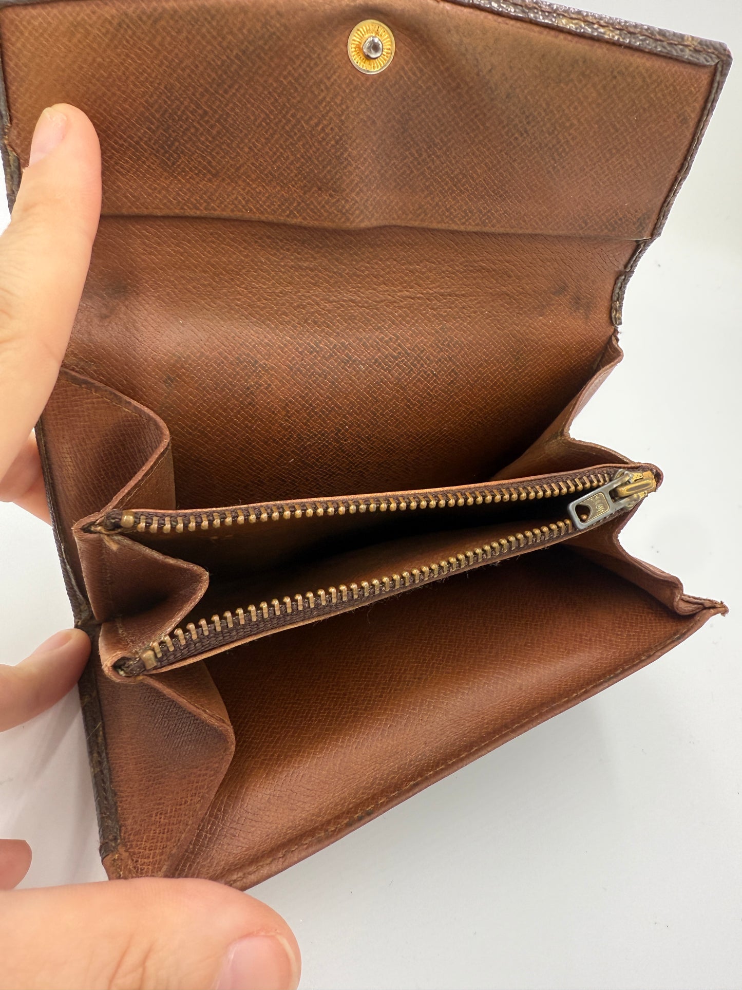 Louis Vuitton Monogram Coated Canvas Compact Wallet