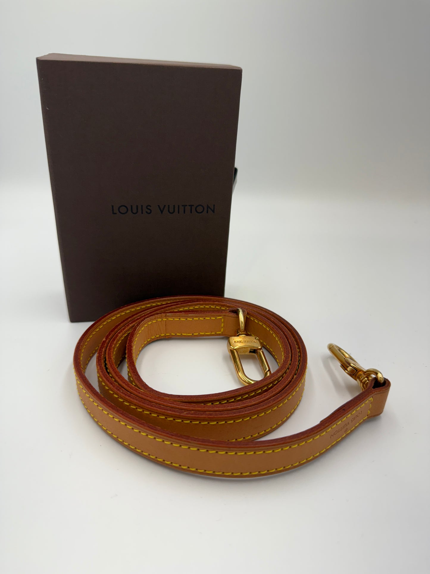 Louis Vuitton Vachetta Leather Crossbody Strap 47"