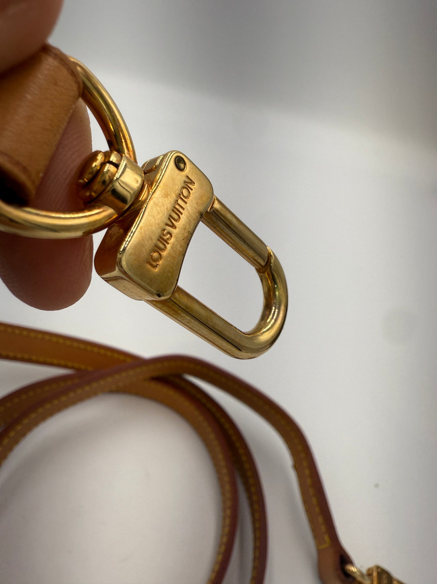 Louis Vuitton Vachetta Leather Crossbody Strap 47"