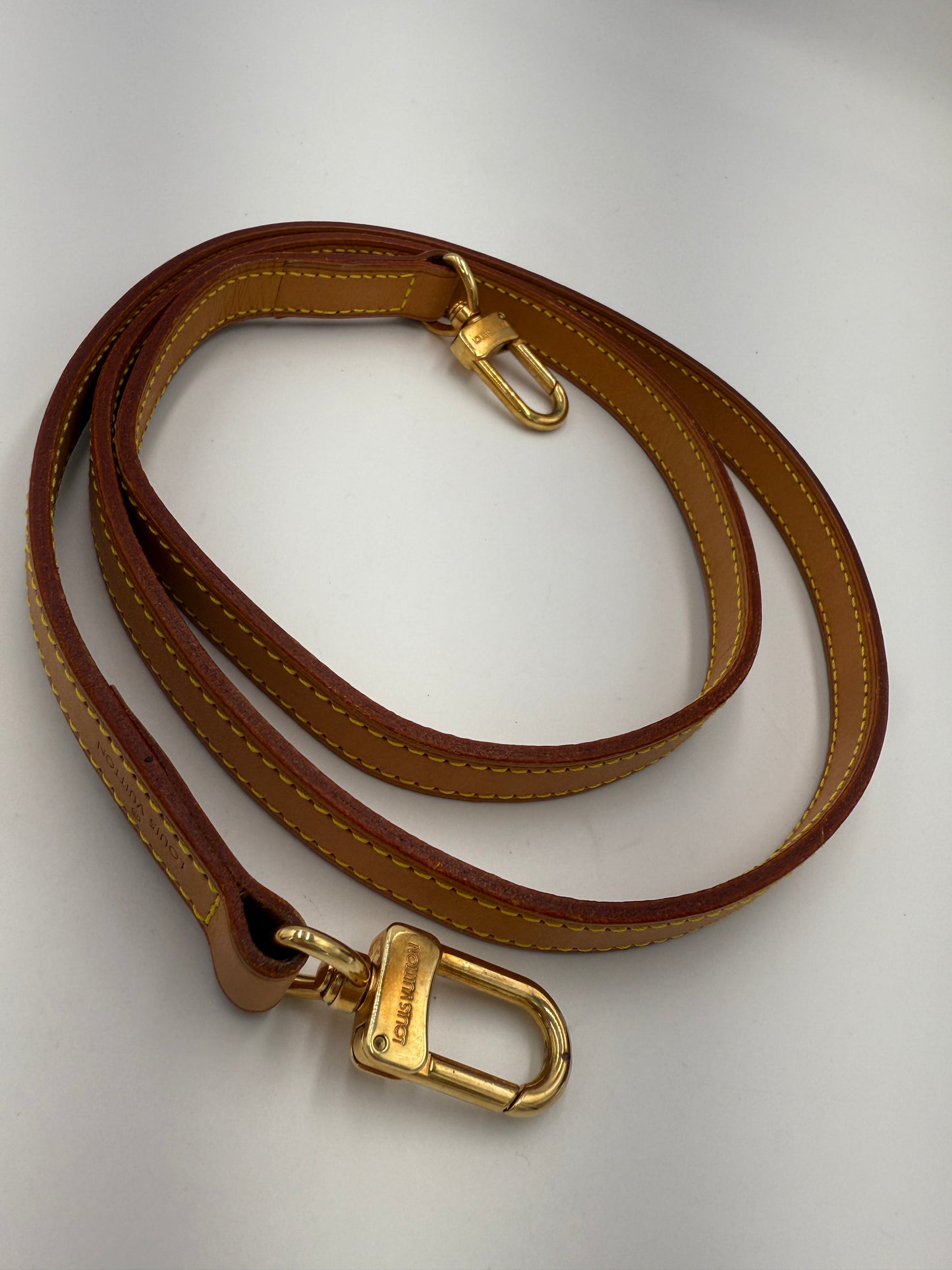 Louis Vuitton Vachetta Leather Crossbody Strap 47"