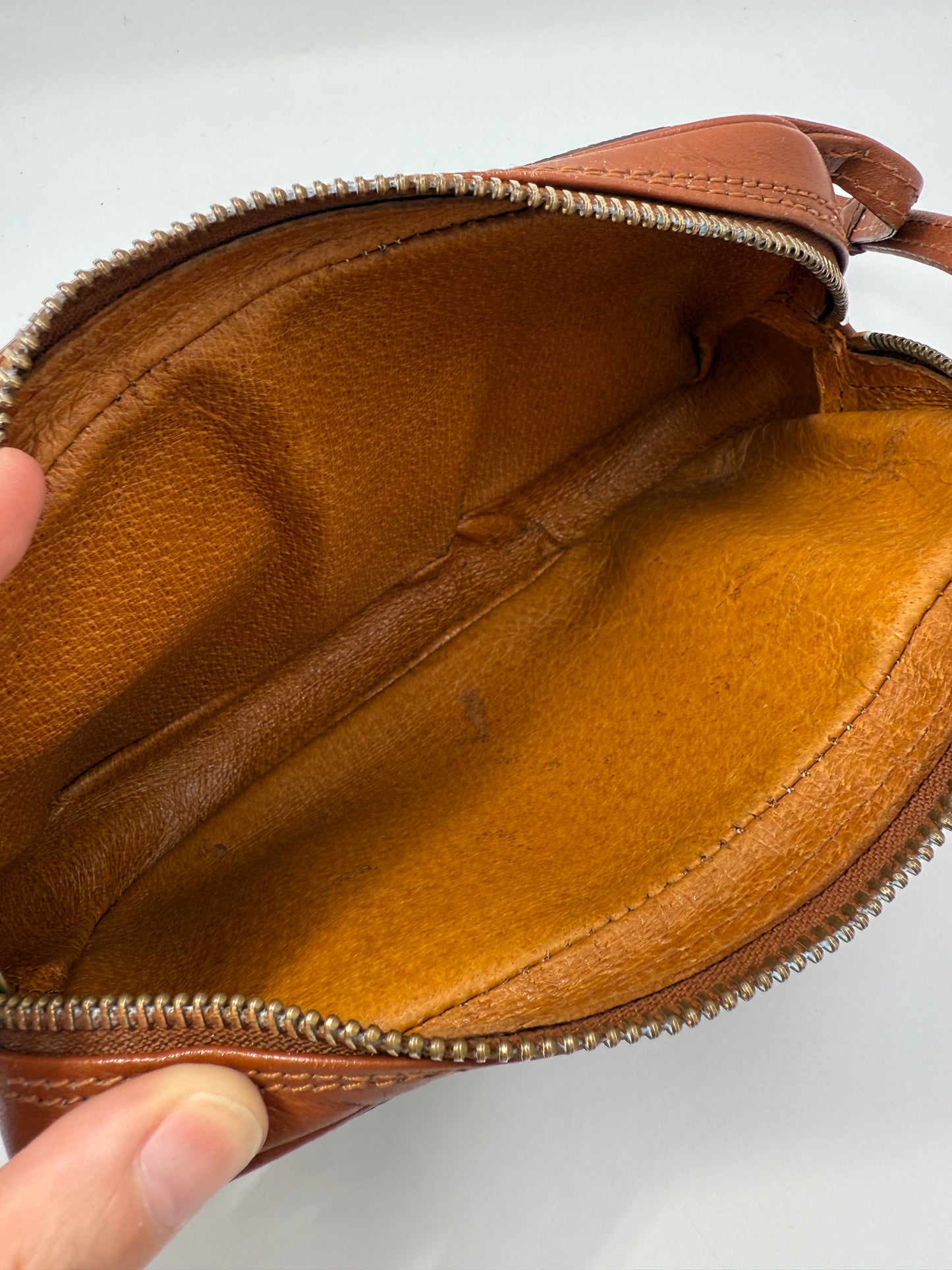 Louis Vuitton Monogram Coated Canvas Vintage Wristlet Pochette