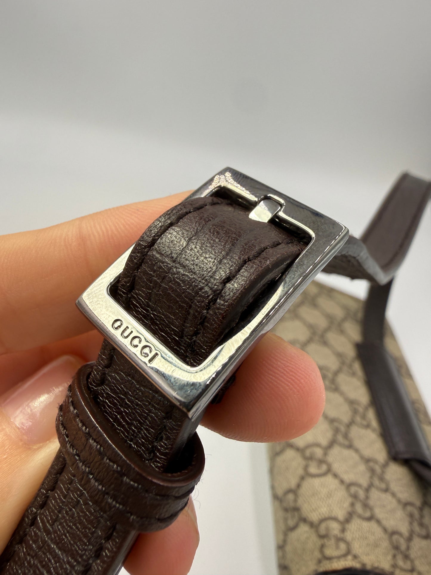 Gucci Guccissima Supreme Coated Canvas Waist Bag