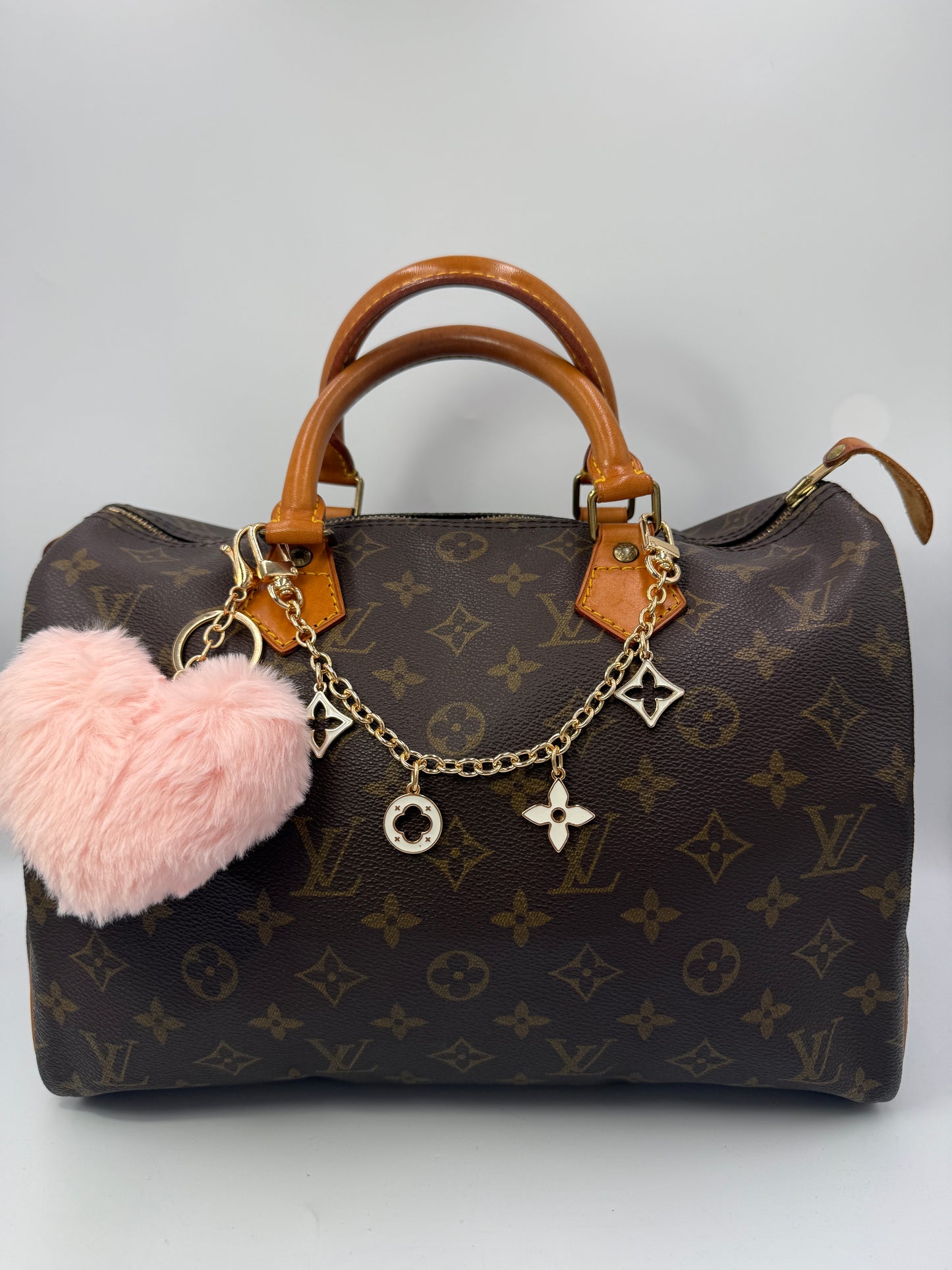 Louis Vuitton Monogram Speedy 30 with Unbranded Charm VI0972