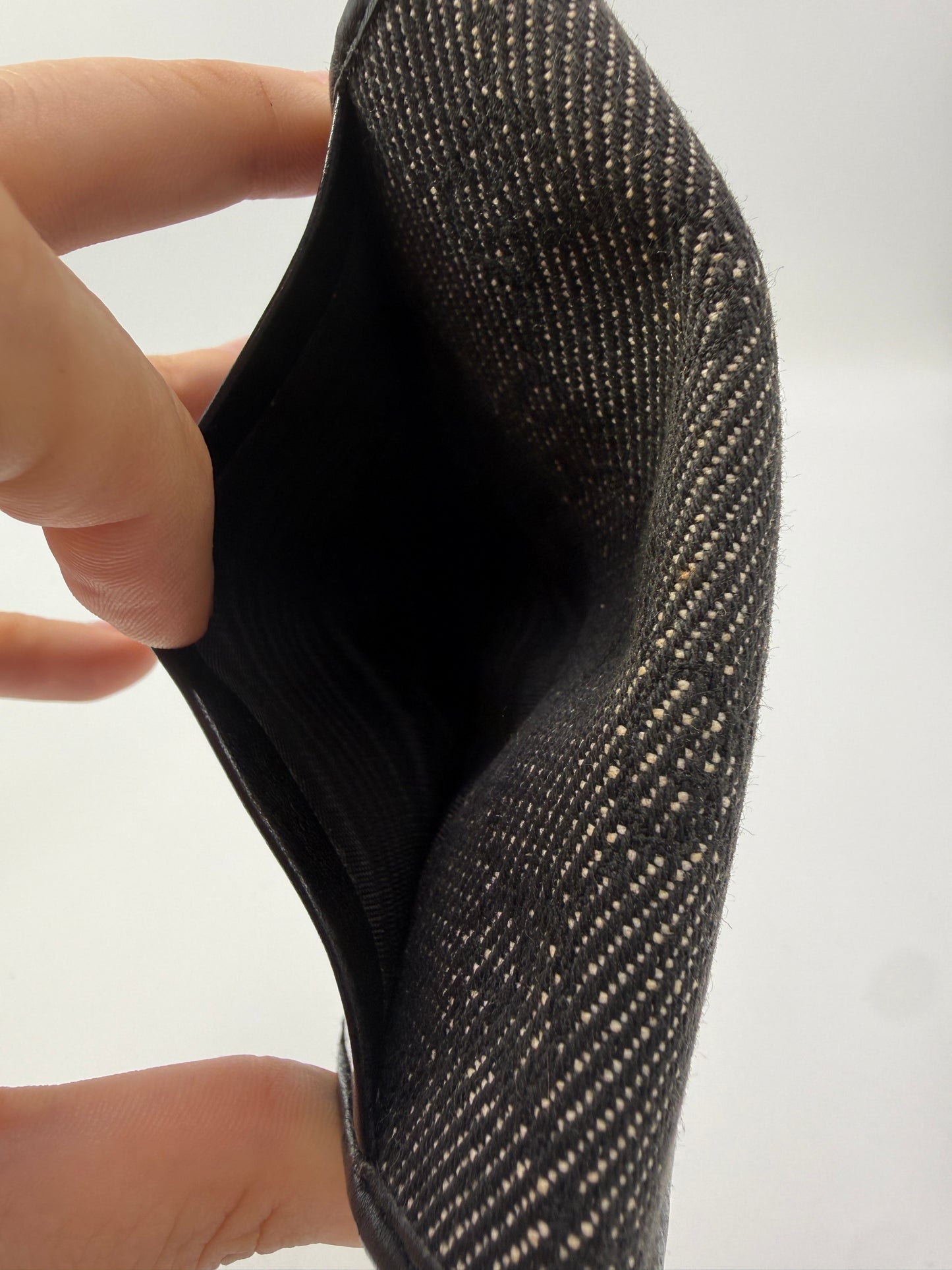 Gucci Guccissima Black Denim Pocket Organizer