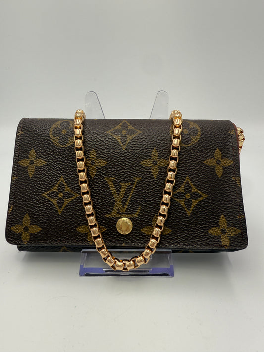 Louis Vuitton Monogram Porte Monnaie Tresor Wallet CA0072
